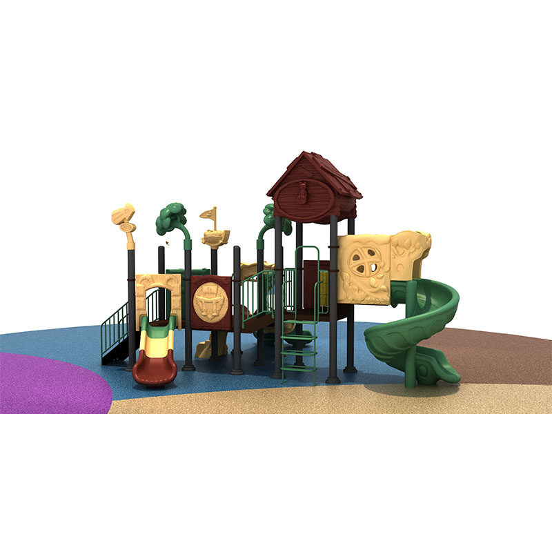 Kids Outdoor Playhouse With Slide